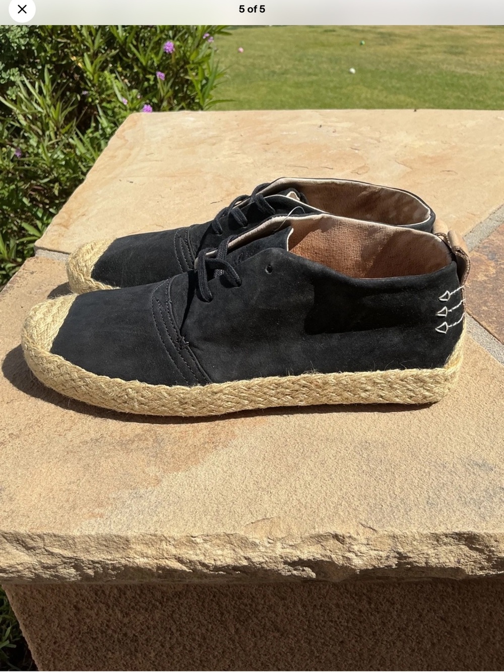 VANS Run Espadrille TH LX Black Men’s Shoe (VN-0NKQBLK) Size 8